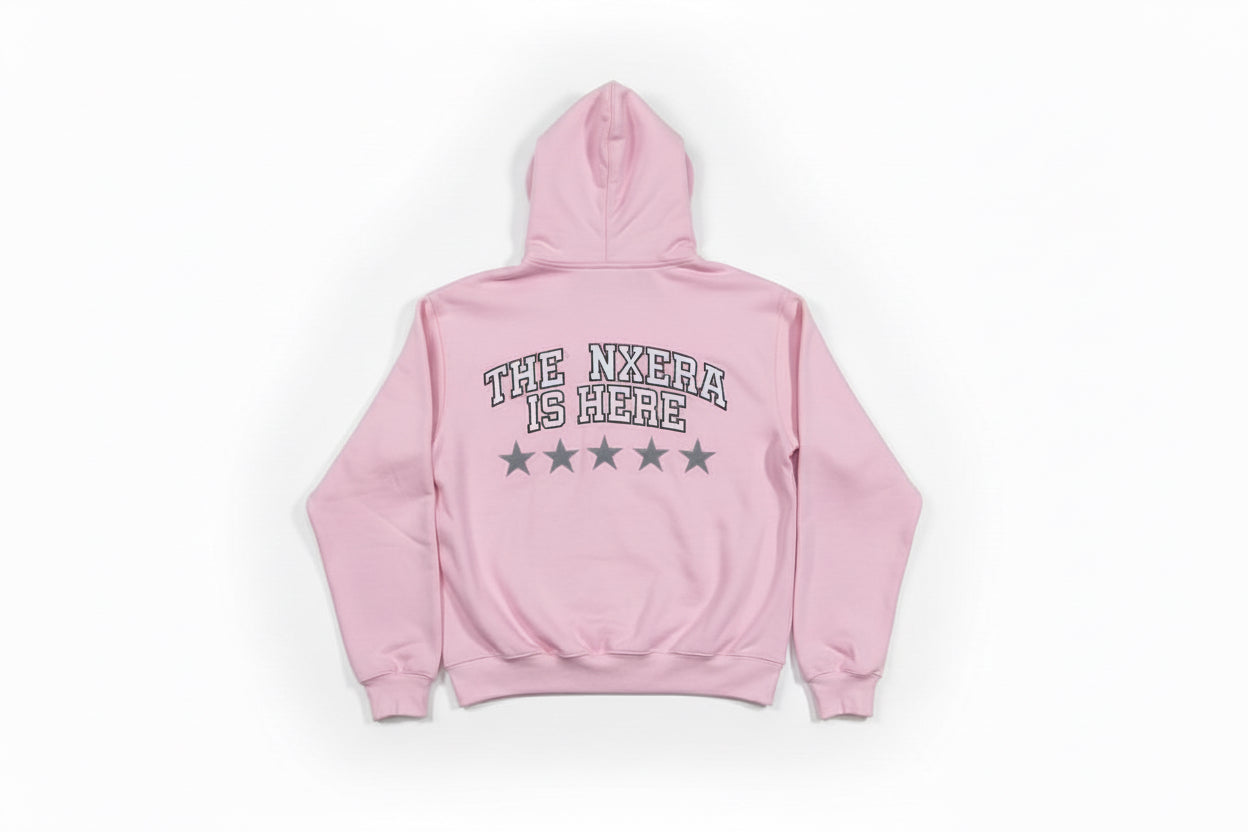 Nxera 02 Hoodie – Soft Pink (Limited 1/15)